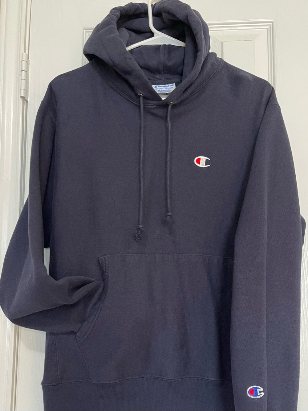 Champion Reverse Weave Hoodie - Navy - Great PreOwned Condition